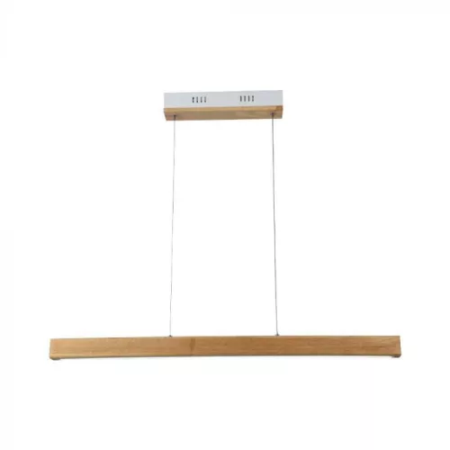 V-TAC 12W LED dizájn függeszték - Fa hatású - 4000K - 23100