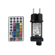 V-TAC 15 X 0.5W LED FÉNYFÜZÉR 15M 15 IZZÓ EU RGB+TÁVIRÁNYÍTÓ - 23159
