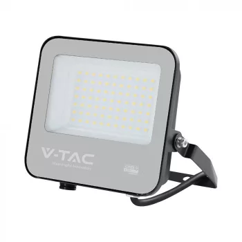   V-TAC 50W LED reflektor 115° 3000K 135LM/W fekete házas (CREE Chip) - 231996
