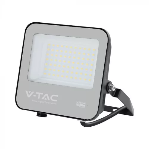 V-TAC 50W LED reflektor 115° 3000K 135LM/W fekete házas (CREE Chip) - 231996