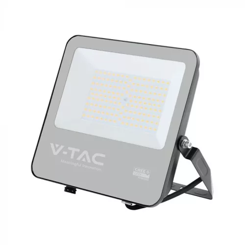 V-TAC 100W LED reflektor 115° 3000K 135LM/W fekete házas (CREE Chip) 1M hosszú vezetékkel - 232006