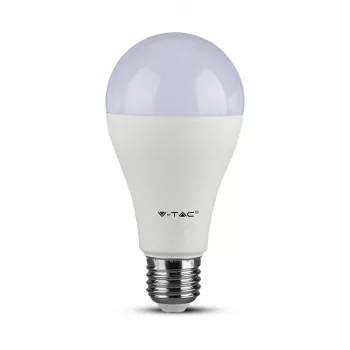   V-TAC LED izzó  E27 A65 17W 200° 6400K gömb (Samsung Chip) - 23215