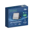 V-TAC 50W LED reflektor 115° 6500K 135LM/W fekete házas (CREE Chip) - 232176