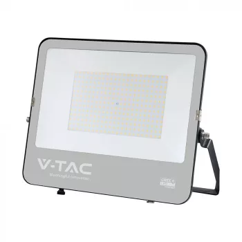   V-TAC 200W LED reflektor 115° 6500K 135LM/W fekete házas (CREE Chip) 1M hosszú vezetékkel - 232216