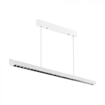   V-TAC Függeszthető lineáris LED lámpa 36W 3in1 Fehér (Samsung chip) Lencsés - 23342