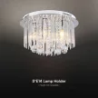 V-TAC LED Kristály csillár 5*E14 Foglalat - 23359
