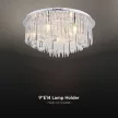 V-TAC LED Kristály csillár 9*E14 Foglalat - 23360