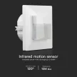 V-TAC Beépíthető mozgásérzékelő 120°, fehér színű - 23425