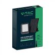 V-TAC 10W LED napelemes (SOLAR) reflektor távirányítóval 120° 4000K fekete házas - 23438