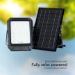 V-TAC 10W LED napelemes (SOLAR) reflektor távirányítóval 120° 4000K fekete házas - 23438