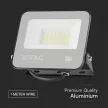 V-TAC LED reflektor 30W 3000K Fekete házas, Szürke matt üveggel, 1 m hosszú vezetékkel (SAMSUNG CHIP) -23599