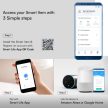 V-TAC MINI Online kapcsoló 2 gang, Amazon Alexa & Google Home kompatibilis - 23605