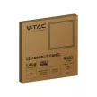 V-TAC Backlit LED panel 36W 120lm/W 595 x 595 mm (Cree Chip) 4000K  - 236246