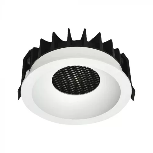 V-TAC Led beépíthető mélysugárzó COB -Méhsejt kialakítású 12W 3in1 - 23672