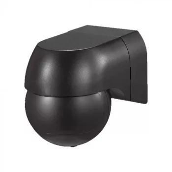   V-TAC infravörös mozgásérzékelő 180° IP44 - fekete - 23678