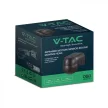 V-TAC infravörös mozgásérzékelő 180° IP44 - fekete - 23678