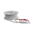 V-TAC LED szalag SMD2025 286LED/M 12.5W/M 220V IP65 3000K 50M/Tekercs - 23721