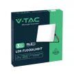 V-TAC 50W LED reflektor CCT 3in1 Fekete házas, tejüveg búra - 23768