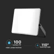 V-TAC 50W LED reflektor CCT 3in1 Fekete házas, tejüveg búra - 23768