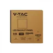V-TAC Backlit LED panel 40W 600 x 600 mm PHILIPS DRIVER 120LM/W 4000K - 23822