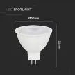 V-TAC LED spotlámpa  GU5.3 MR16 6W 12V 110° 6500K spot - 23887