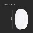 V-TAC LED spotlámpa  GX53 6.4W 120° 3000K kör - 23901