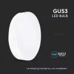 V-TAC LED spotlámpa  GX53 6.4W 120° 3000K kör - 23901