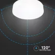 V-TAC LED spotlámpa  GX53 6.4W 120° 3000K kör - 23901