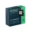 V-TAC 10W LED reflektor 110° 6500K fekete házas - 23974