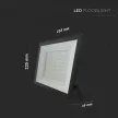V-TAC 100W LED reflektor 110° 4000K fekete házas - 23980