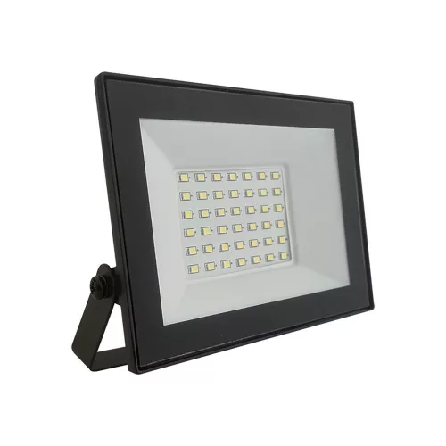 V-TAC 30W LED reflektor 110° 6500K fekete házas - 23994