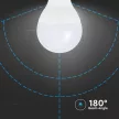 V-TAC LED izzó  E14 P45 6.5W 180° 6500K kisgömb - 24020