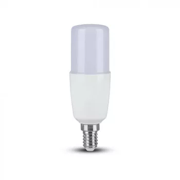   V-TAC LED izzó E14 T37 7.5W 230° 6500K STIK, henger - 24032