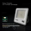 V-TAC 50W LED reflektor CCT 3in1 Fekete házas (Cree Chip) - 240736