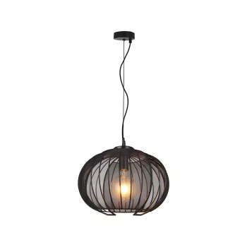 V-TAC E27 dekoratív függeszték ф400 - fekete - 24116