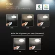 V-TAC LED mennyezeti lámpa - dimmelhető - 36W 3in1- fehér - 24139