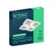 V-TAC 70W Dekoratív mennyezeti LED lámpa távirányítóval 3in1  - 24174