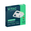 V-TAC 80W Dekoratív mennyezeti LED lámpa távirányítóval 3in1  - 24176