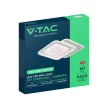 V-TAC 60W Dekoratív mennyezeti LED lámpa távirányítóval 3in1  - 24177