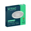 V-TAC 50W Dekoratív mennyezeti LED lámpa távirányítóval 3in1  - 24182