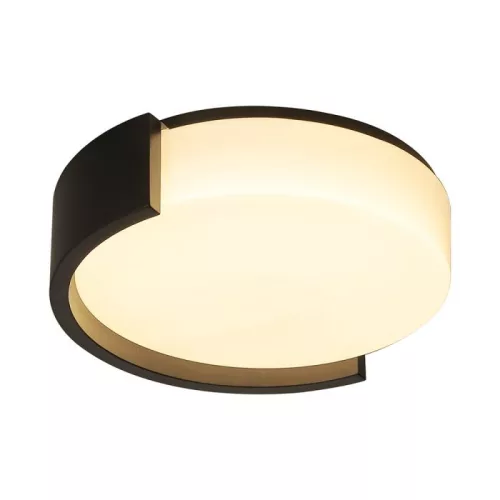 V-TAC Smart Dekoratív mennyezeti LED lámpa távirányítóval 48W 3in1 fekete  - 24188