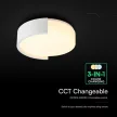 V-TAC Smart Dekoratív mennyezeti LED lámpa távirányítóval 63W 3in1 fehér  - 24192