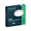 V-TAC 30W / 60W / 30W mennyezeti lámpa, távirányítható, dimmelhető aranyszínű - 24195