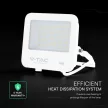 V-TAC 50W LED reflektor 4000K 135LM/W Fehér házas, Szürke matt üveggel (CREE Chip) - 242086