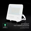 V-TAC 100W LED reflektor 115° 4000K 135LM/W fehér házas (CREE Chip) 1M hosszú vezetékkel - 242106