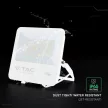 V-TAC 100W LED reflektor 115° 4000K 135LM/W fehér házas (CREE Chip) 1M hosszú vezetékkel - 242106