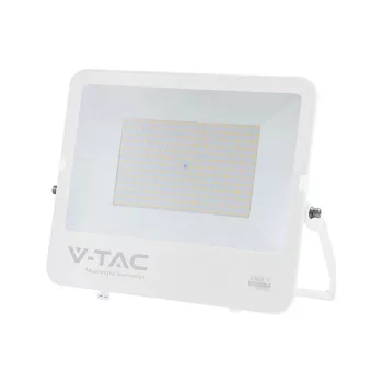   V-TAC 200W LED reflektor 115° 6500K 135LM/W fehér házas (CREE Chip) 1M hosszú vezetékkel - 242136