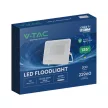V-TAC 200W LED reflektor 115° 6500K 135LM/W fehér házas (CREE Chip) 1M hosszú vezetékkel - 242136