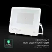 V-TAC 200W LED reflektor 115° 6500K 135LM/W fehér házas (CREE Chip) 1M hosszú vezetékkel - 242136