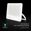 V-TAC 300W LED reflektor 115° 6500K 135LM/W fehér házas (CREE Chip) 1M hosszú vezetékkel - 242156